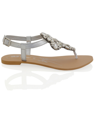 silver sandals 