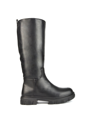 Knee High Biker Boots - Channel Your Look | XY London