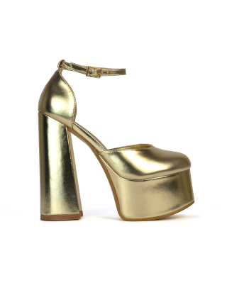 gold heels