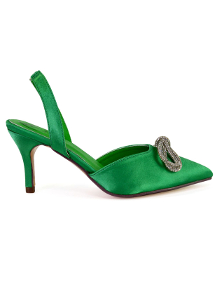 green stilettos