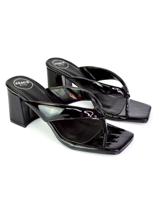 black mules heels