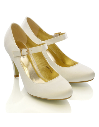 bridal heels ivory 