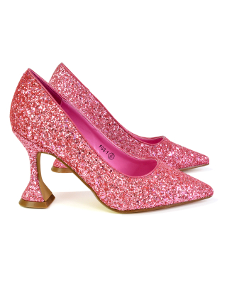 Dolce & Gabbana Pink Mary Jane Crystal Pumps High Heels Women's Shoes