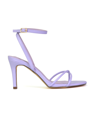 lilac mid heels