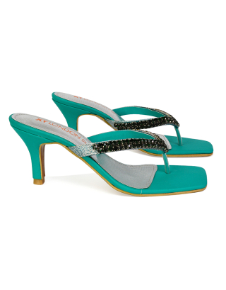 green mule heels