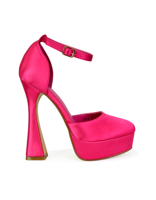 pink bridal heels