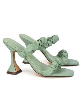 Mint Sculptured Heels