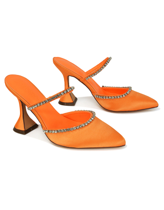 Orange Court Heels