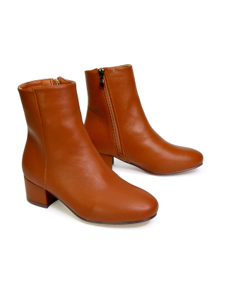 tan ankle boots