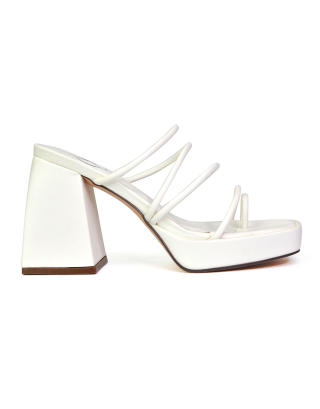 white mule heels