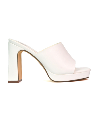 white block heels