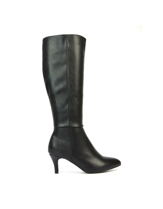 black stiletto boots
