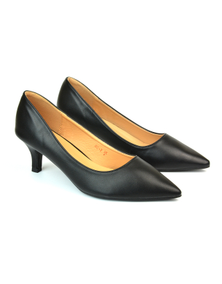 Breathable Black Low Heel Formal Loafer Shoes at Best Price in Basti |  Aamina Industry Private Limited