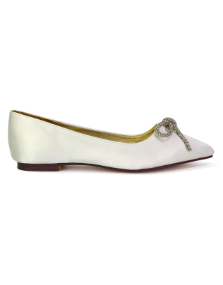 ivory ballerina shoes