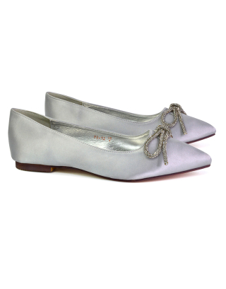 WHITE STUFF FIONA Blue D'Orsay Ballerina Pumps Flats Shoes Size UK 6 NEW IN  BOX £19.99 - PicClick UK
