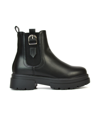 black Chelsea ankle boots