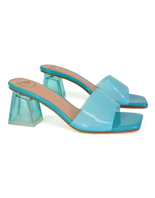 blue mule heels