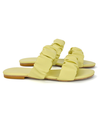 Yellow Flat Sandals
