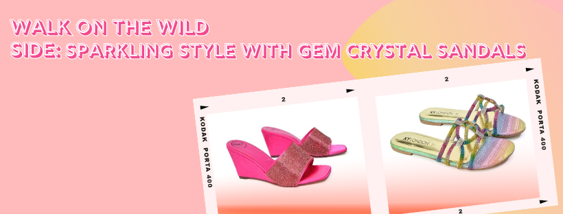Sparkling Style with Gem Crystal Sandals 