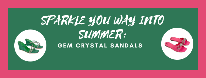 Summer Gem Crystal Sandals 