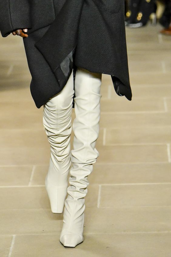 Runway AW20, Ruched Over The Knee Boots