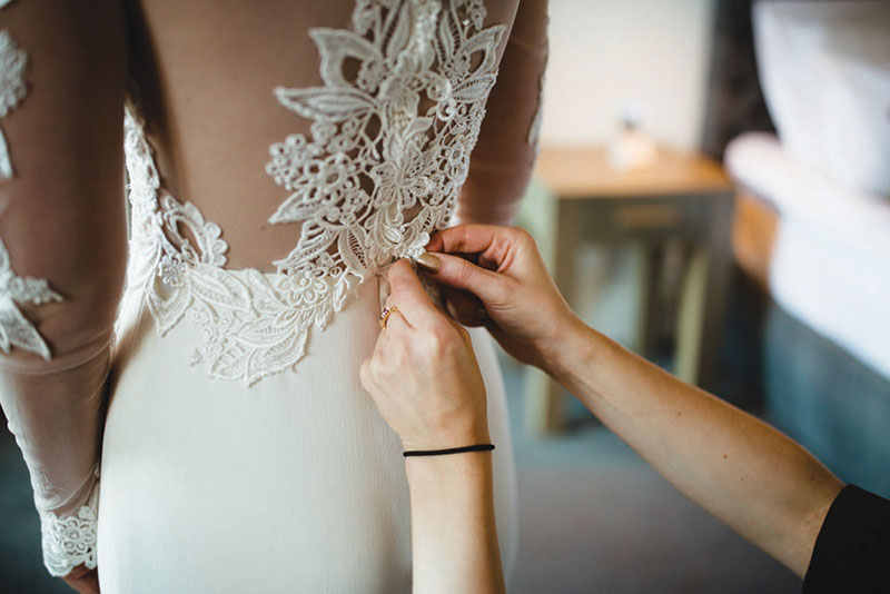 Long Sleeve Bridal Dress Alterations 