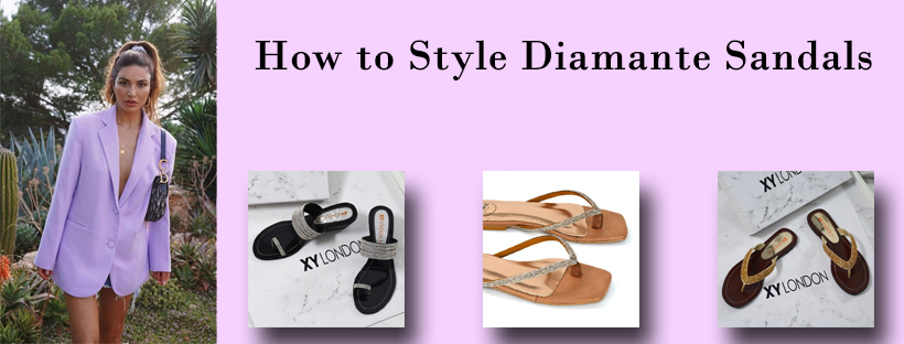 How to Style Diamante Sandals