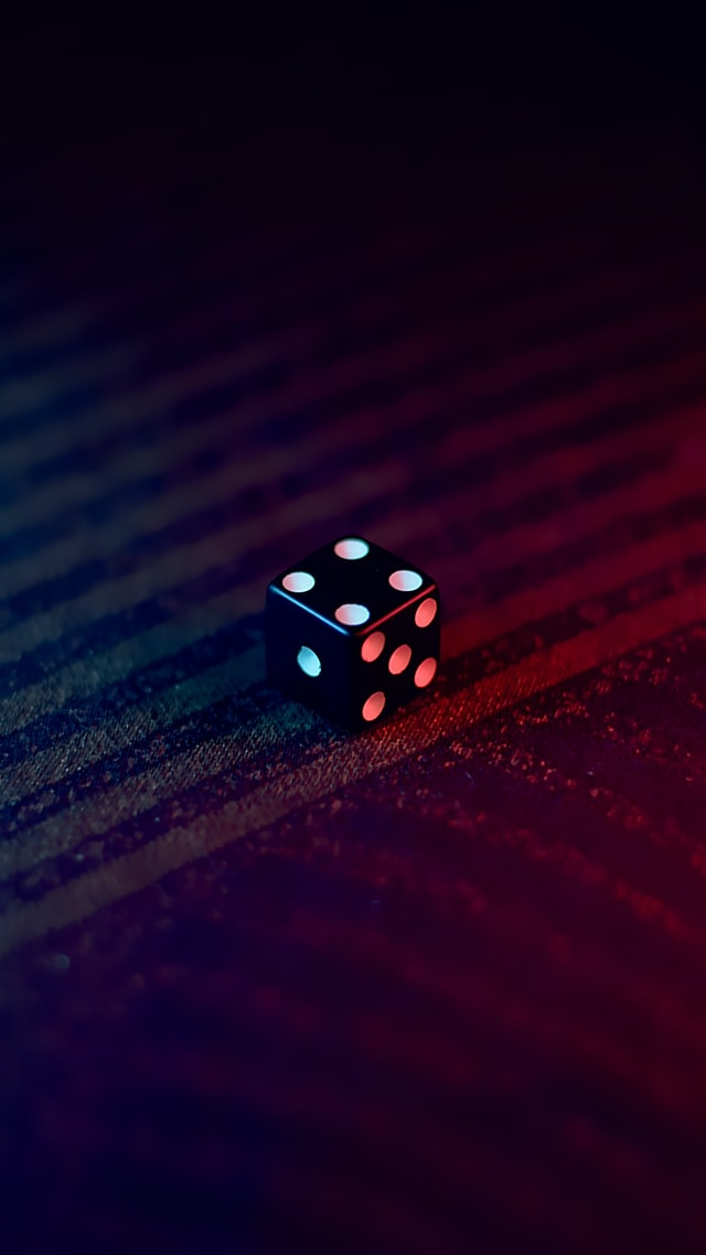 Dice landed on the number four