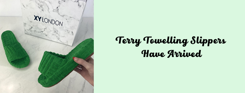 Terry Towelling Slippers Have Arrived…