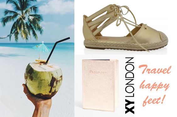 Fashionable women's shoes and strappy sandals for travel happy feet!